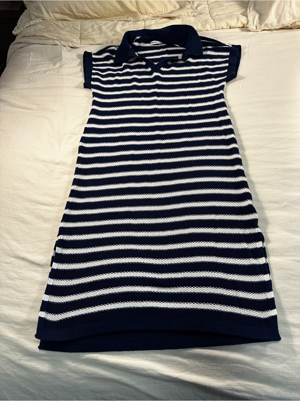 Sonoma Navy and white  Striped Knit Top